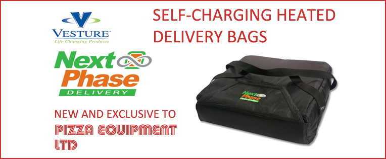 Vesture Heated Delivery Systems - Exclusive to Pizza Equipment Ltd
